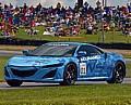 Der Honda NSX Prototyp begeistert Fans auf der Mid-Ohio Rennstrecke